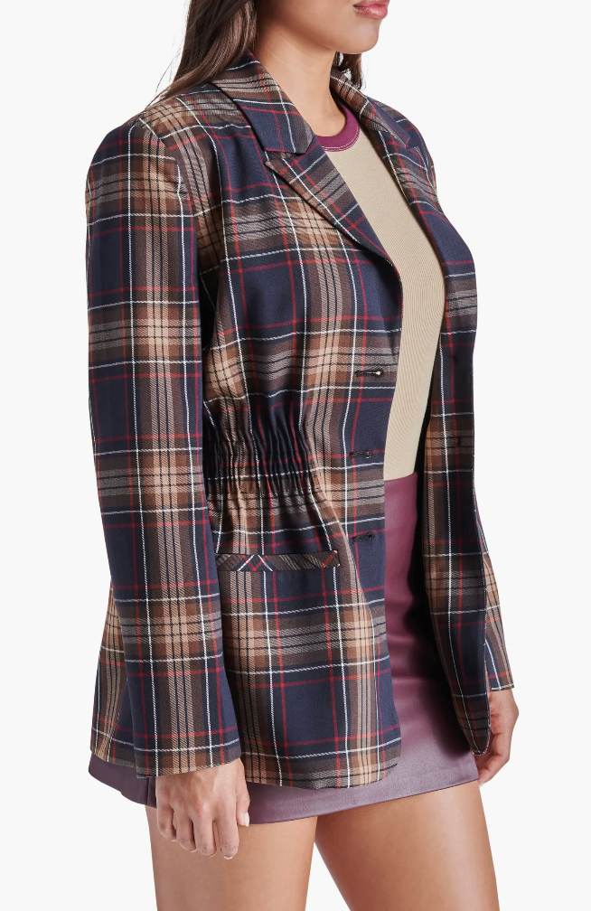Frida Plaid Jacket