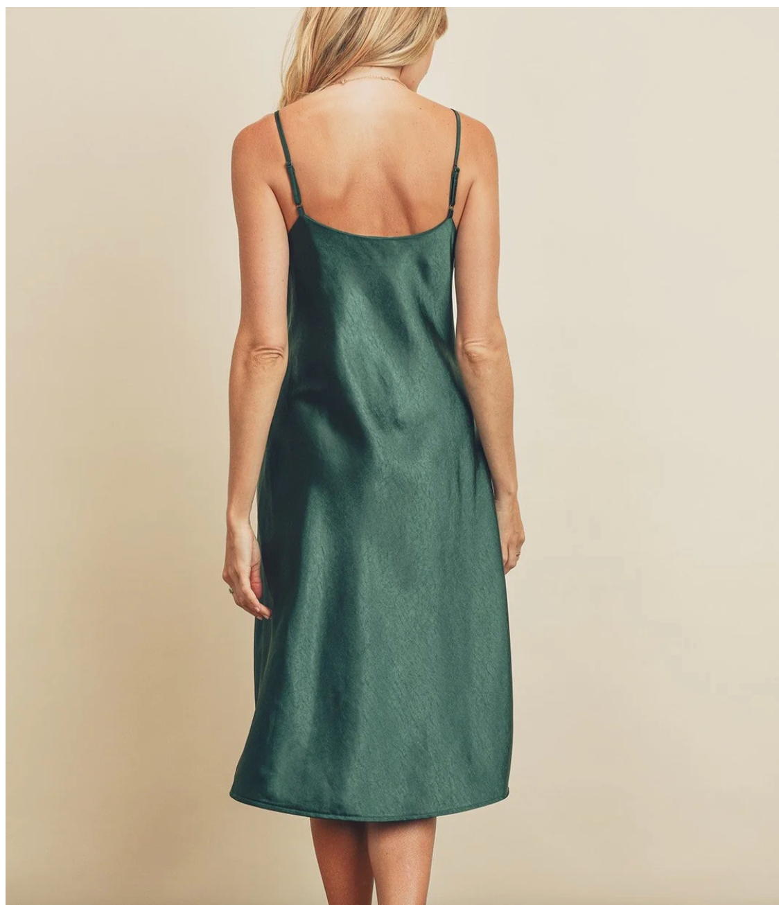 Evermore Satin Slip Dress