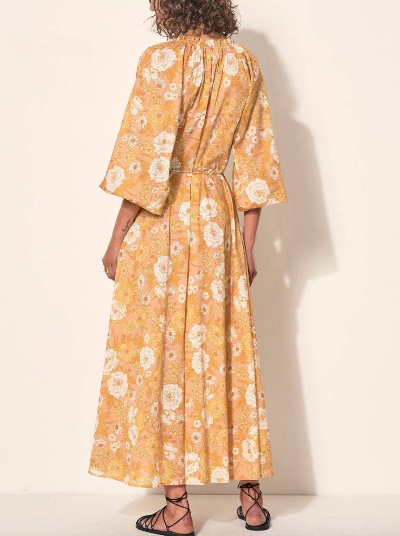 Margaux Blouson Sleeve Maxi Dress