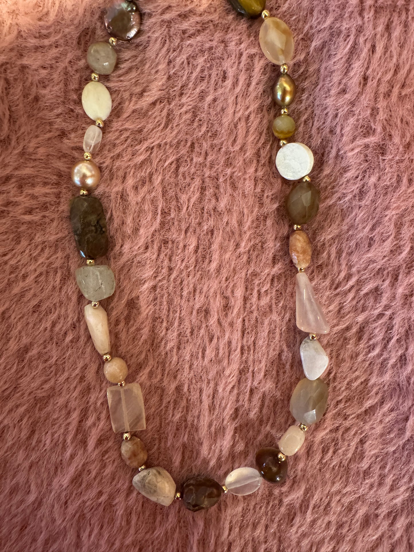 JN4513 Semi Precious Chunky Strand