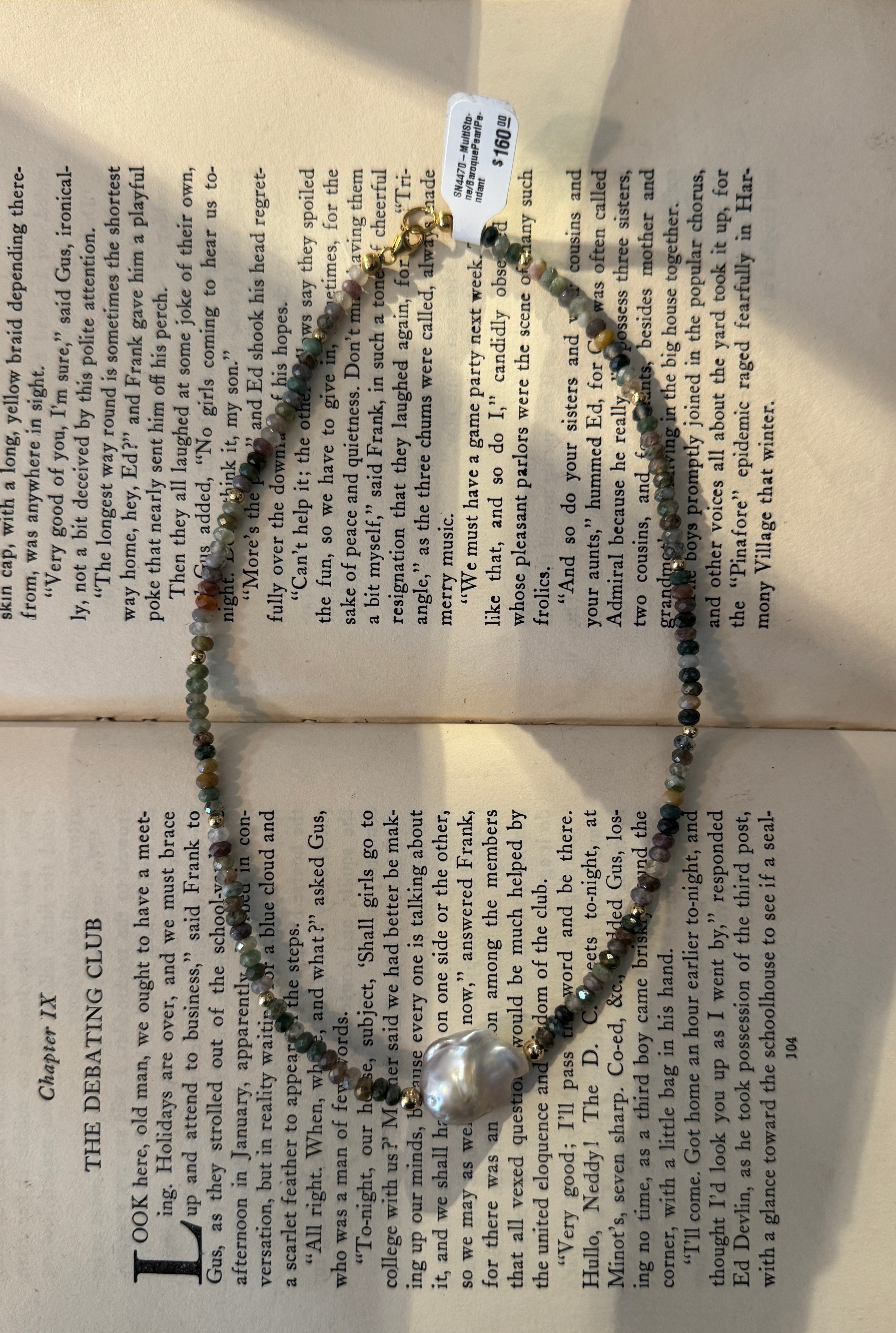 SN4470-MultiStone/BaroquePearlPendant