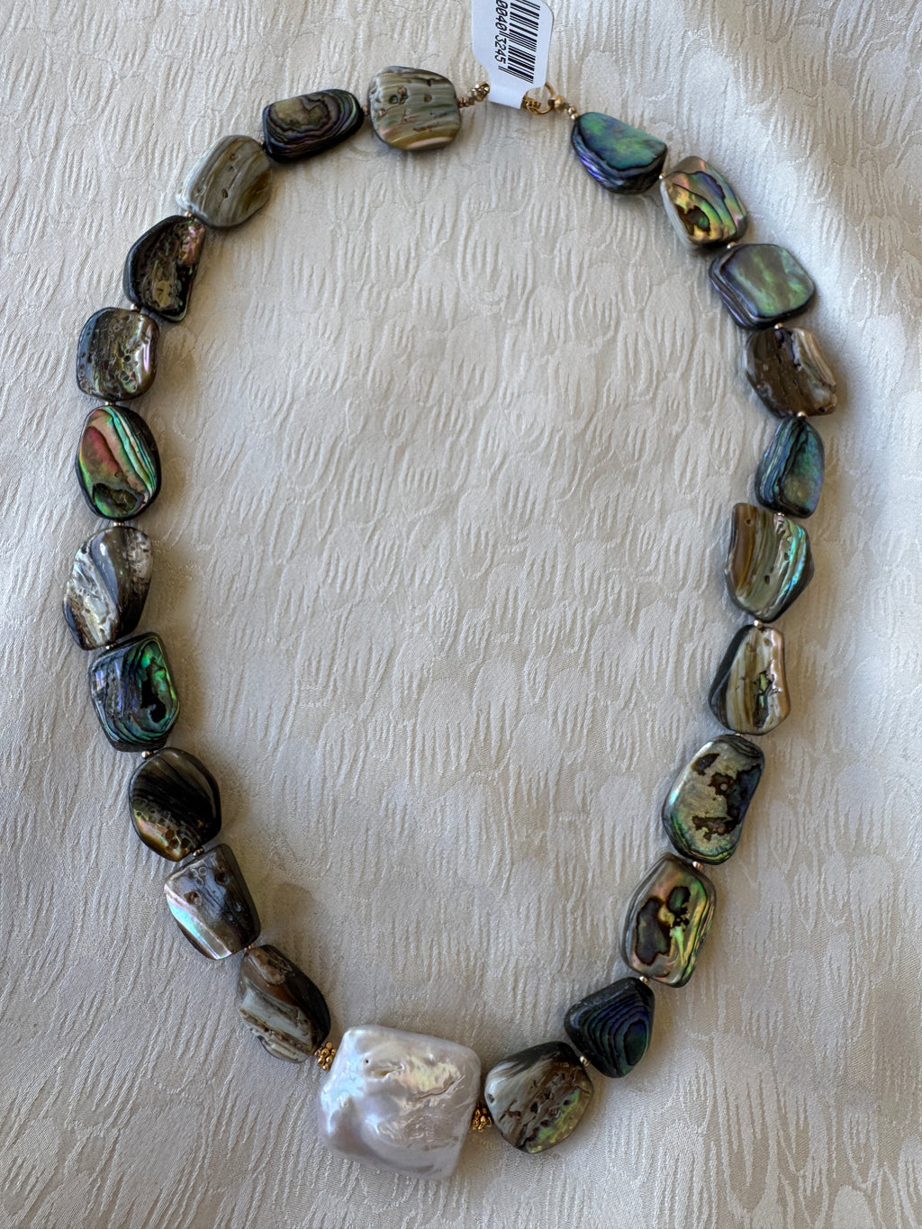 JN4727 Abalone W/Baroque Pearl