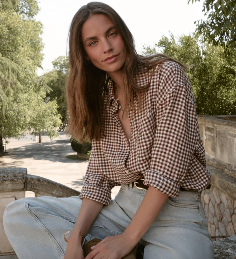River Plaid Button Up