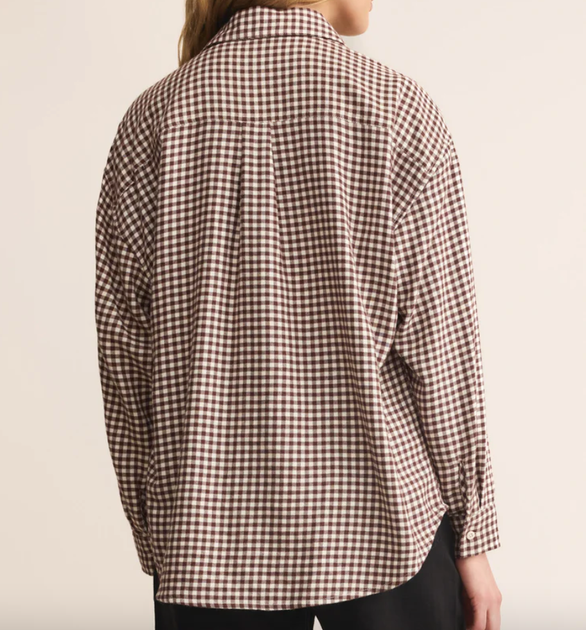 River Plaid Button Up