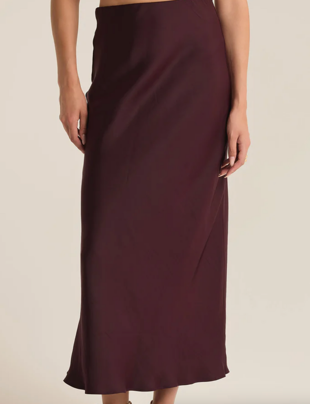 Europa Poly Sheen Skirt