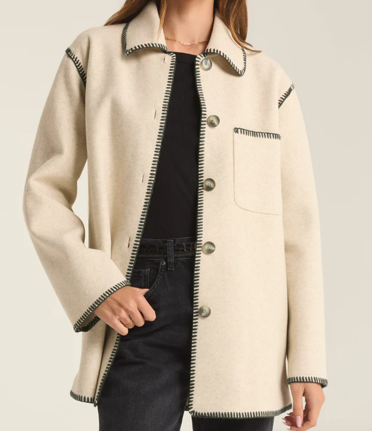 Olivia Whipstitch Jacket