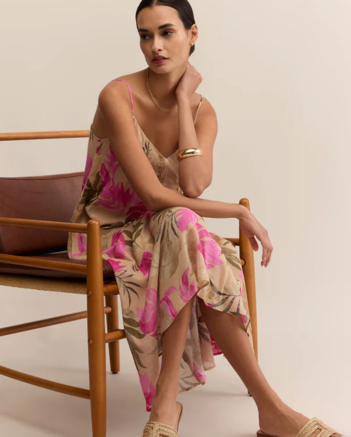 Benson Ula Tropical Midi Dress