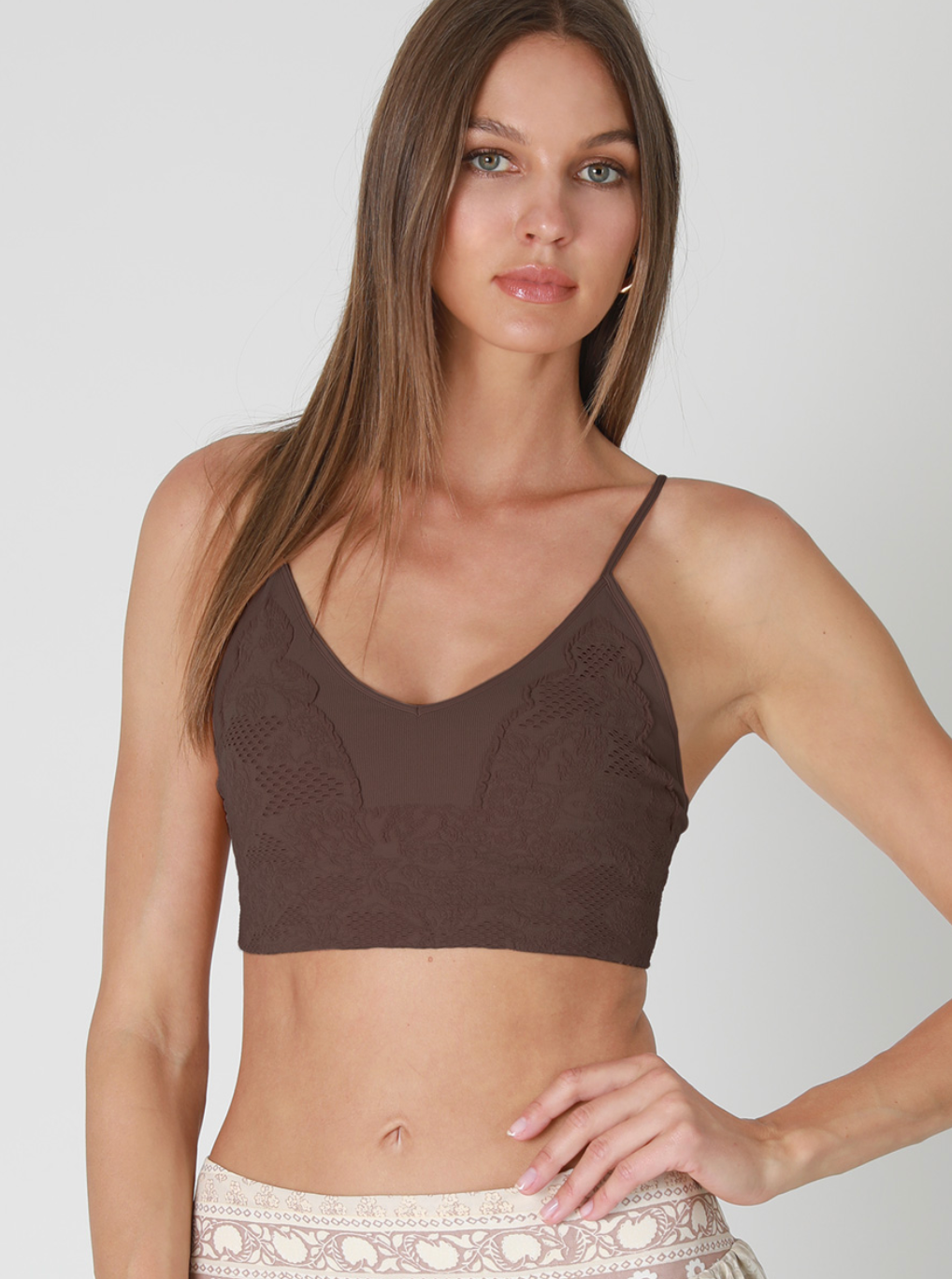 Lace Embroidered Bralette