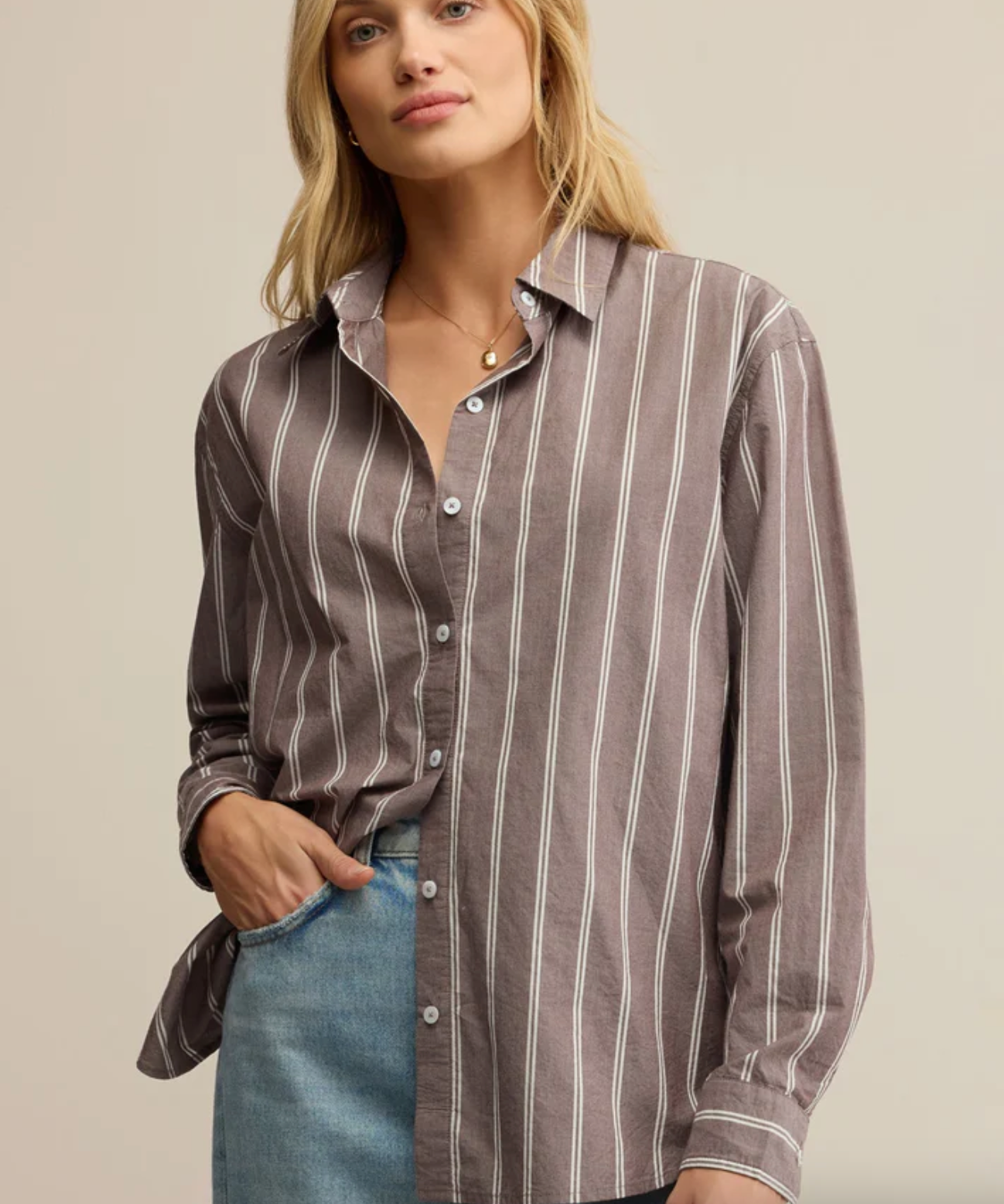 Seaport Striped Poplin Shirt