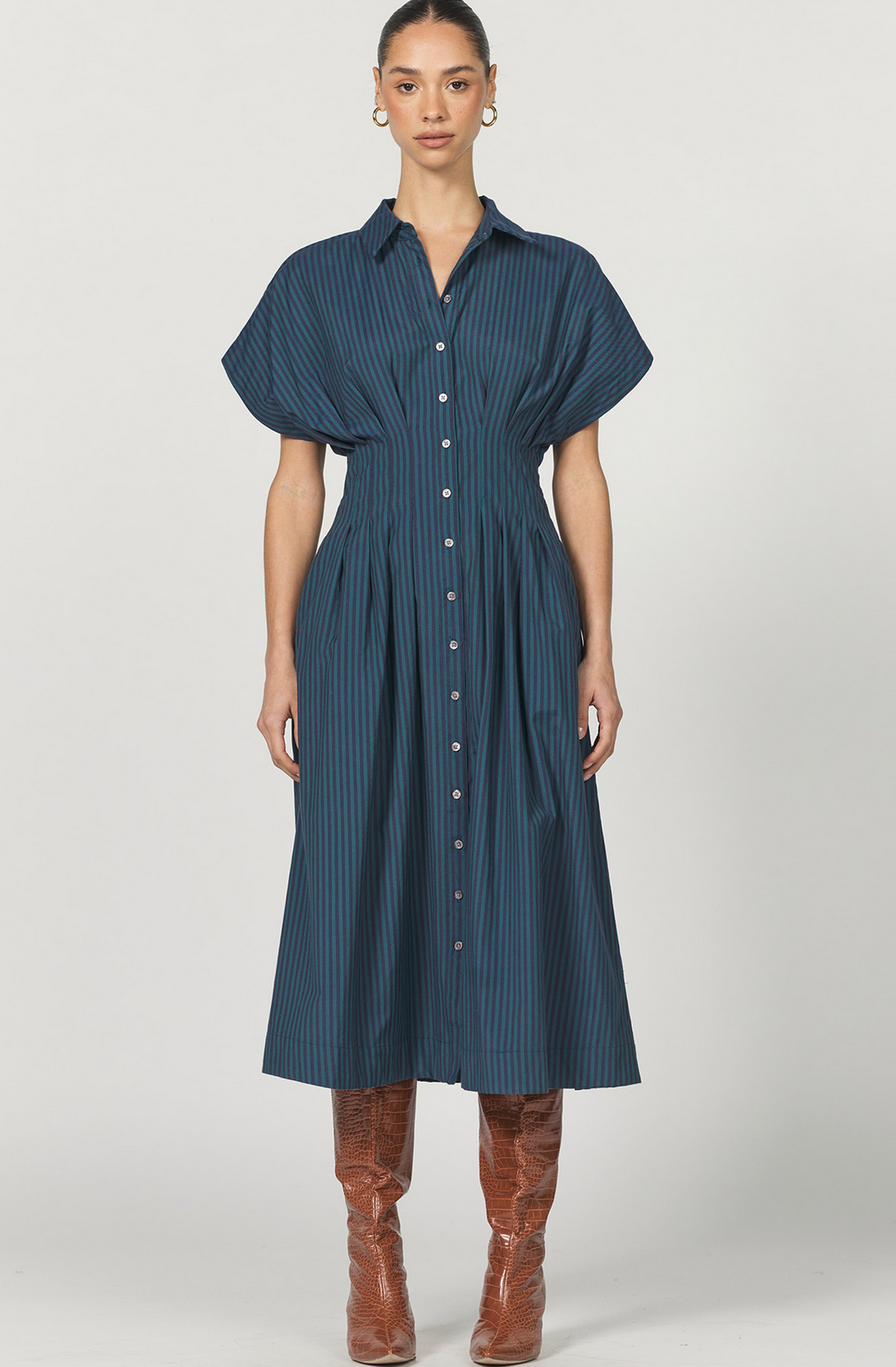 Plisse Dress