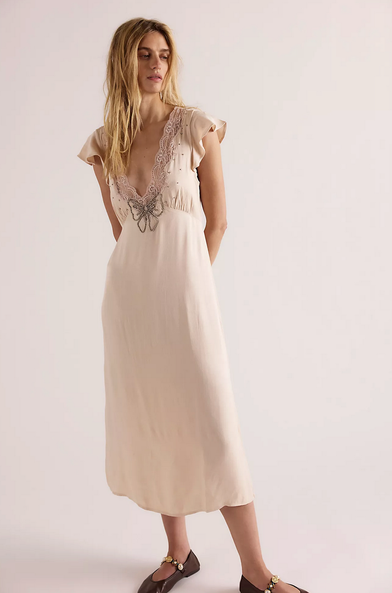 Tied With Joy Midi Dress