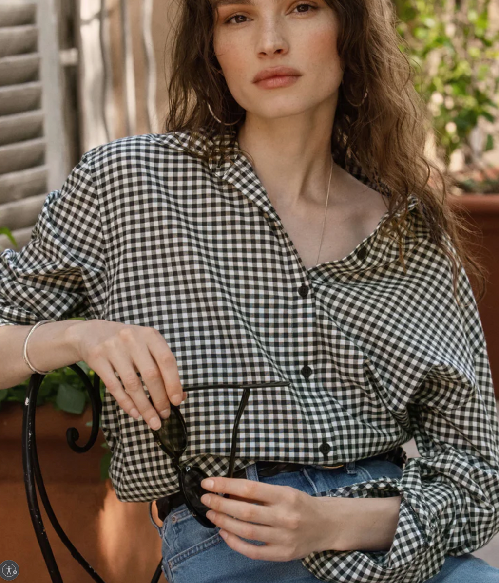 Seaport Button Up Top