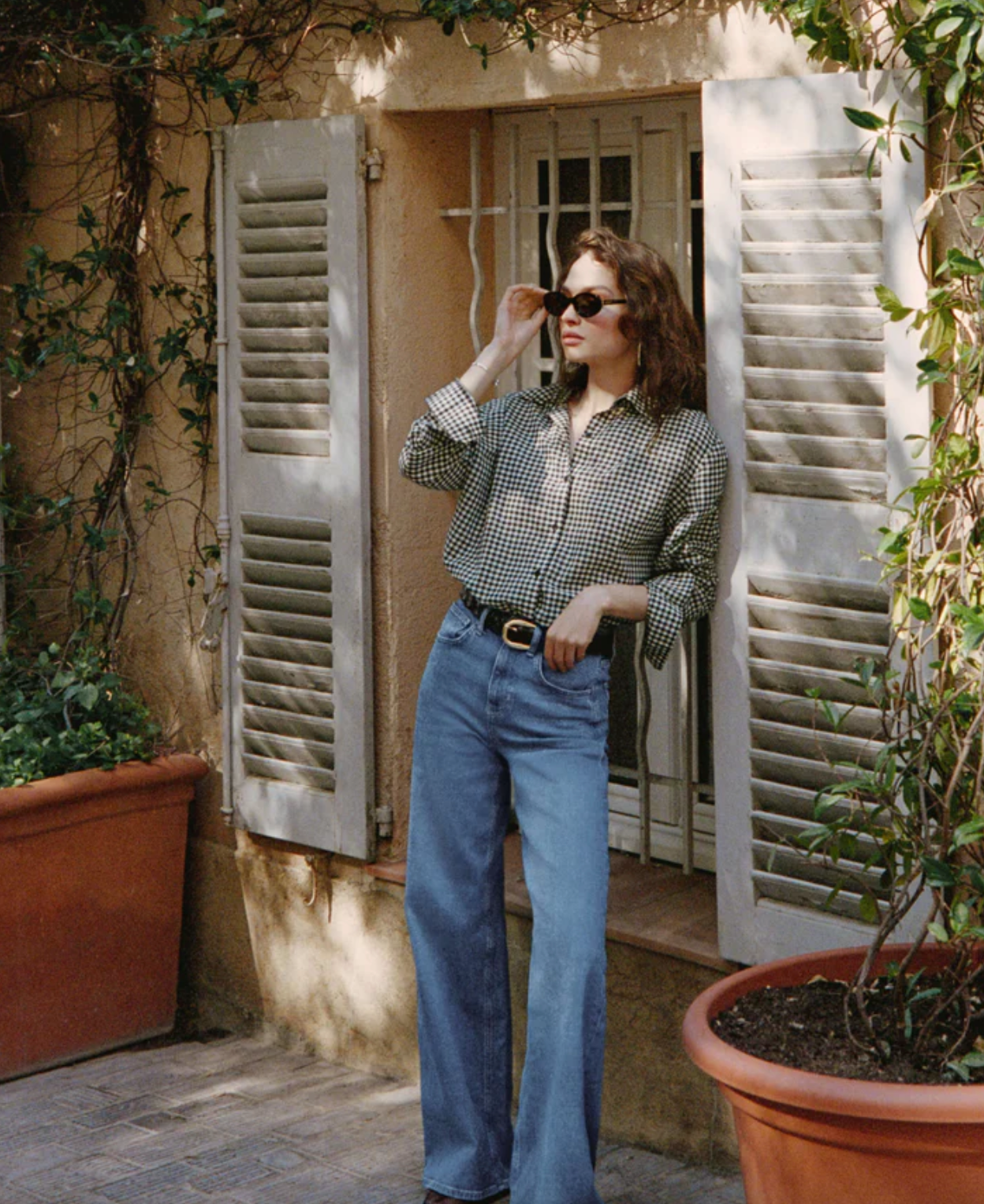 Seaport Button Up Top