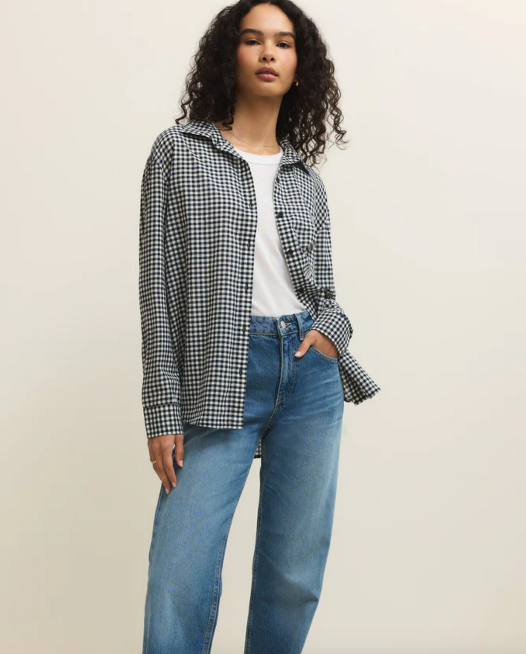 Seaport Button Up Top
