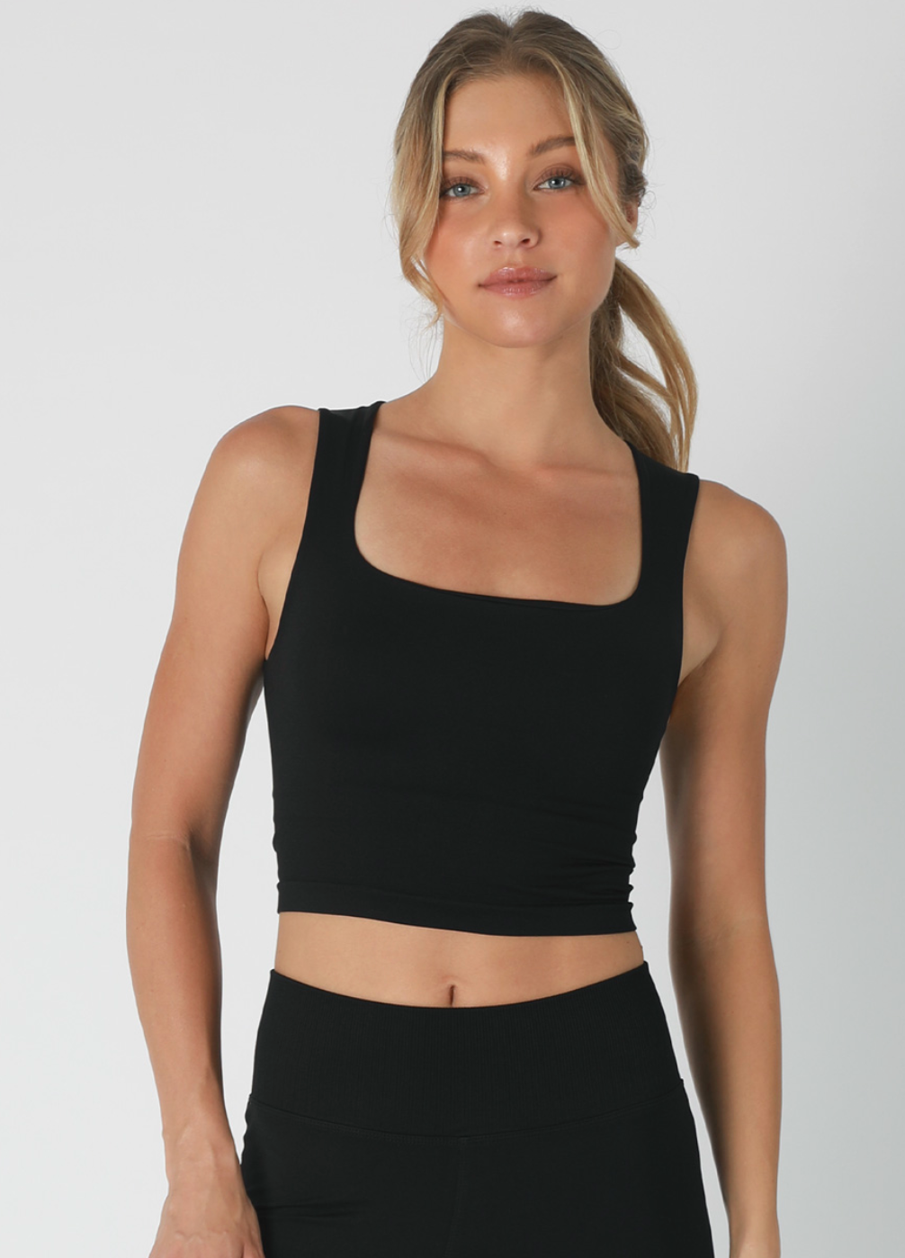 Clean Line Square Neck Top