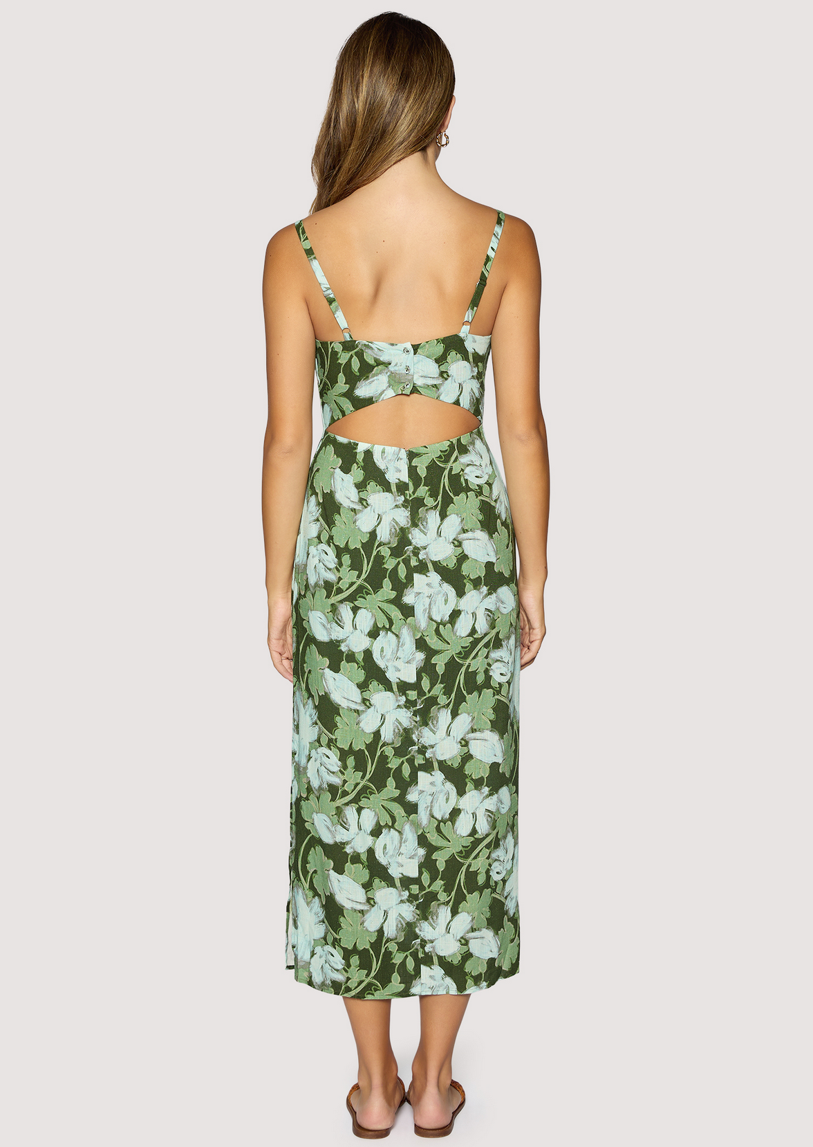 Petal Grove Maxi Dress