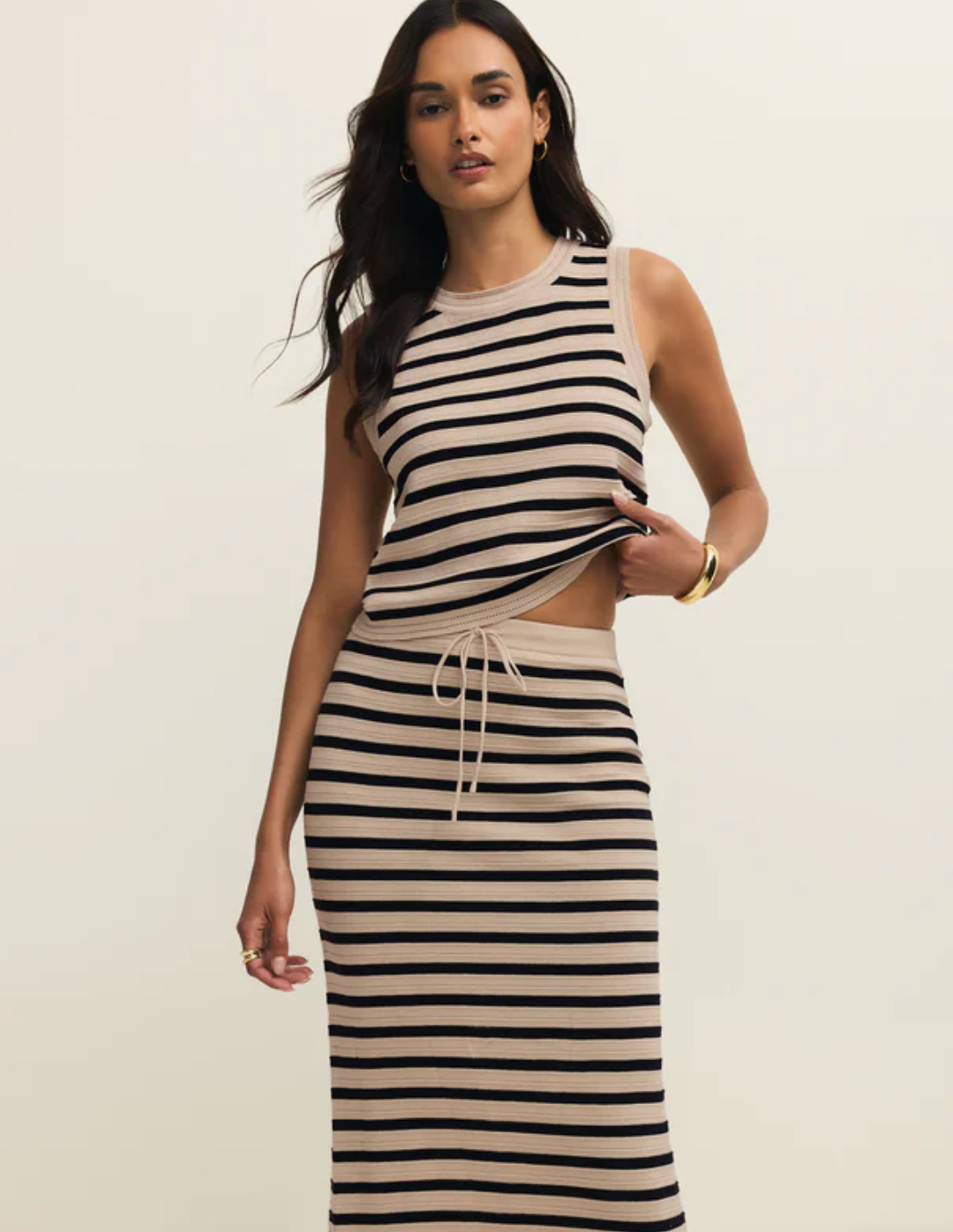 Emori Striped Muscle Tank