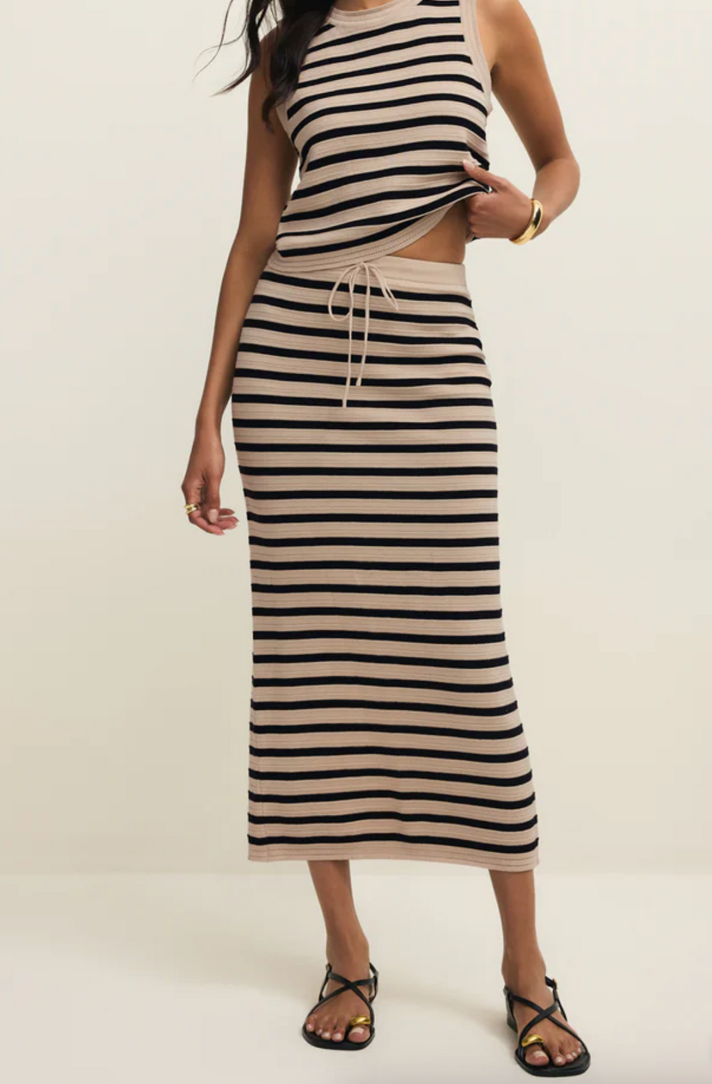 Emori Striped Skirt