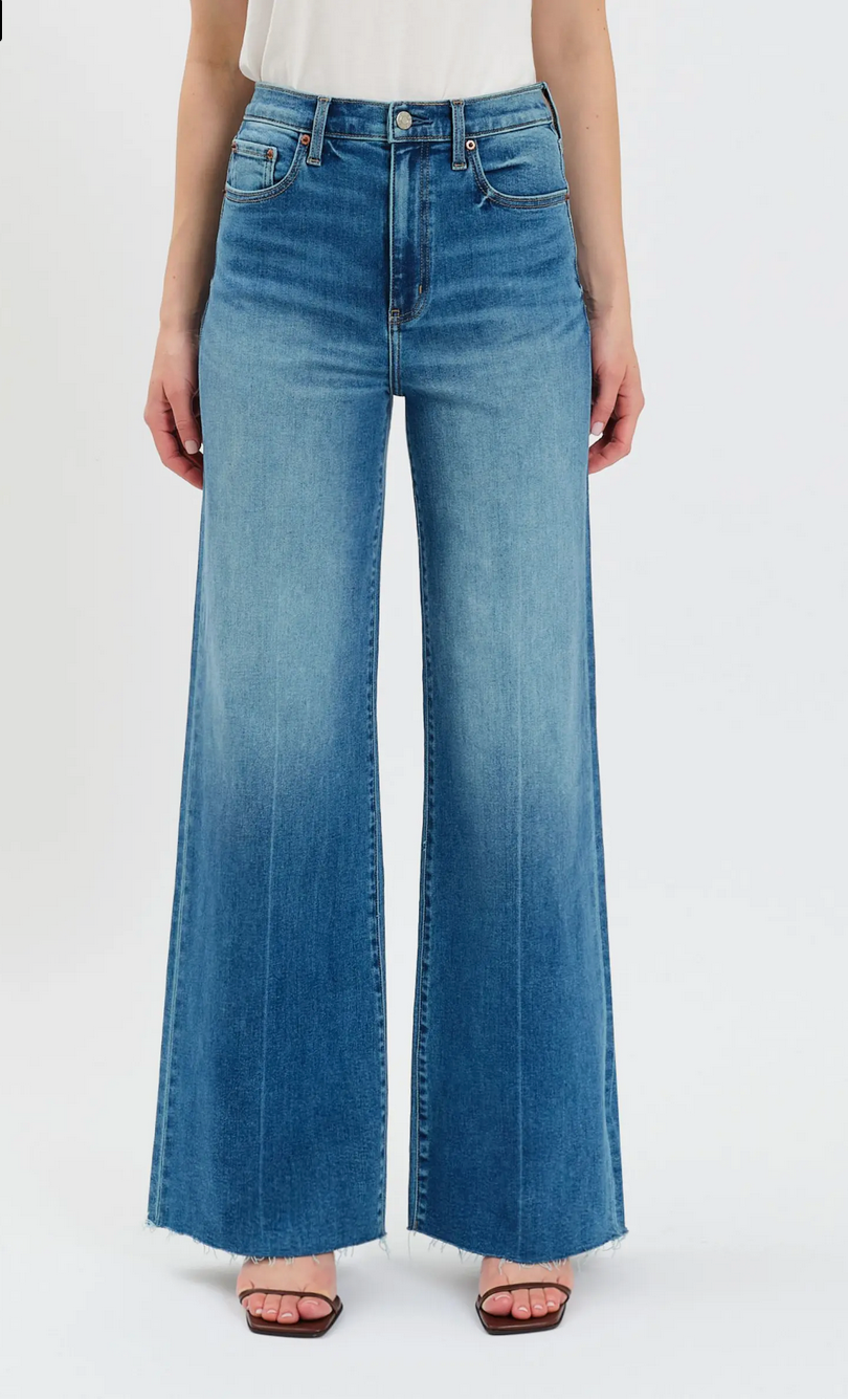 Far Out High Rise Raw Hem
