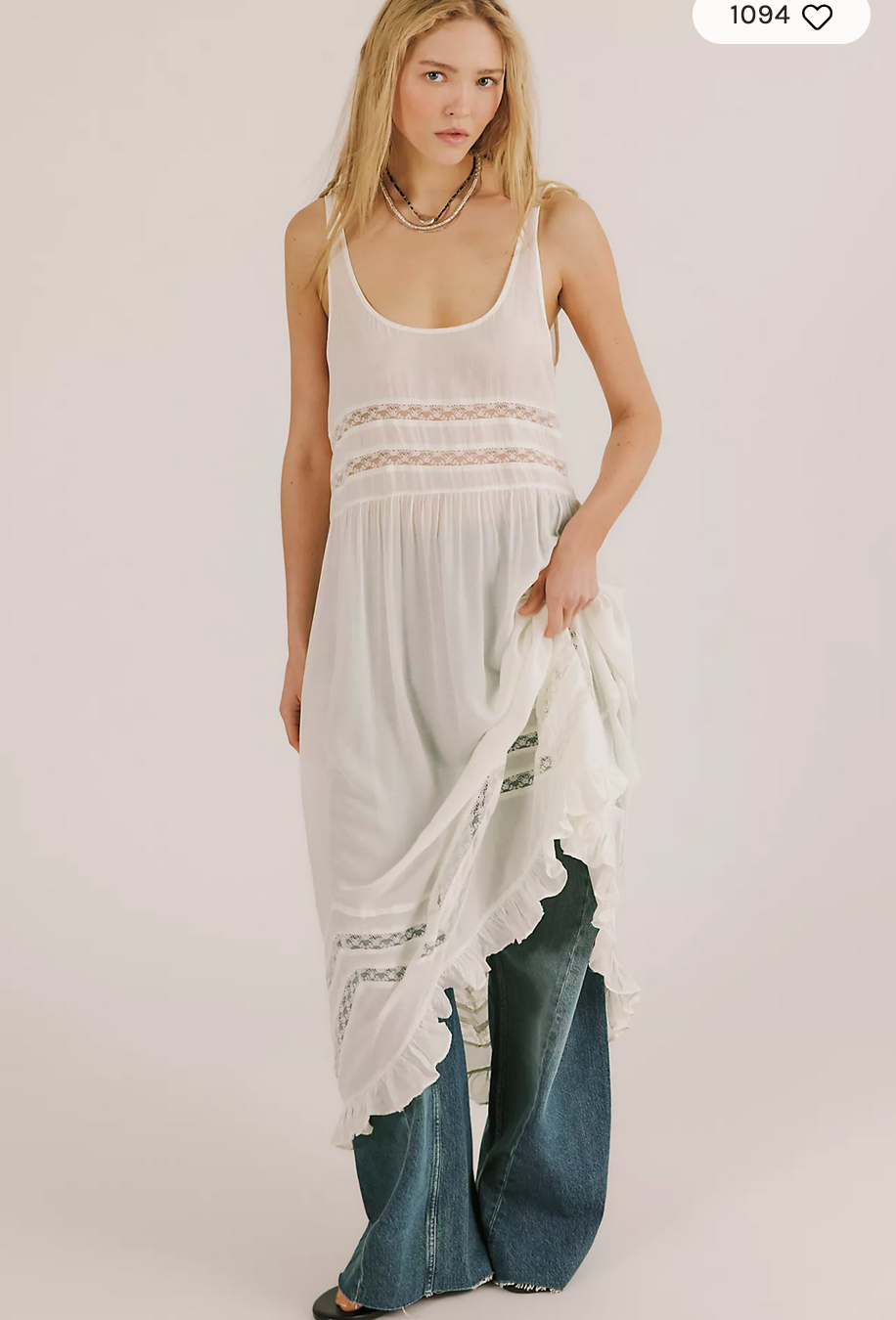 Voile And Lace Midi