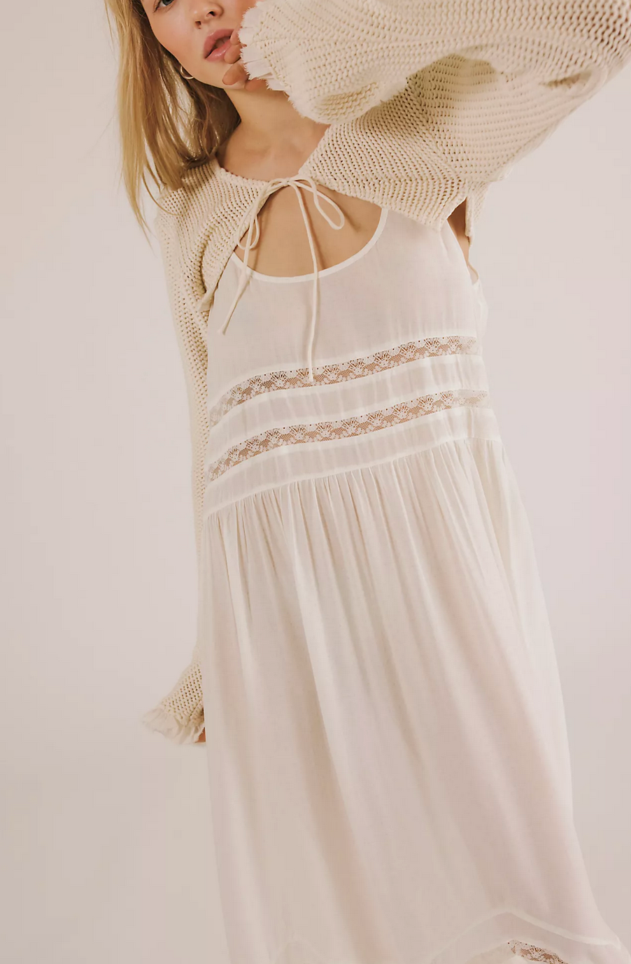 Voile And Lace Midi