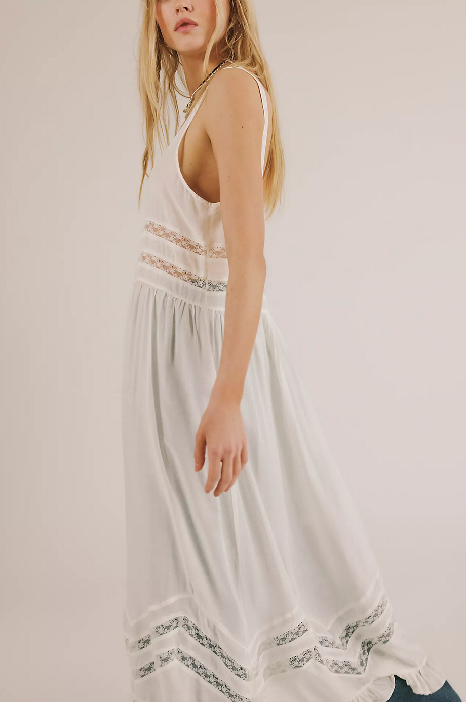 Voile And Lace Midi
