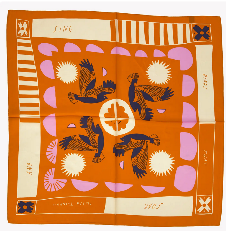 Soar & Sing Silk Scarf