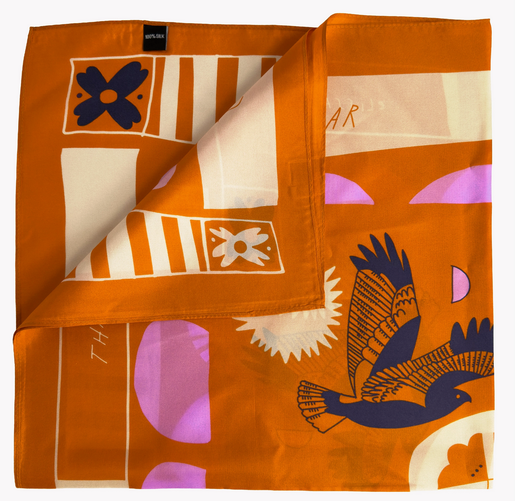 Soar & Sing Silk Scarf