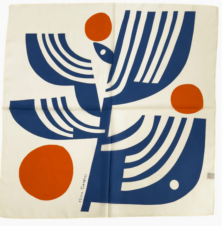 Workday Botanical Silk Scarf
