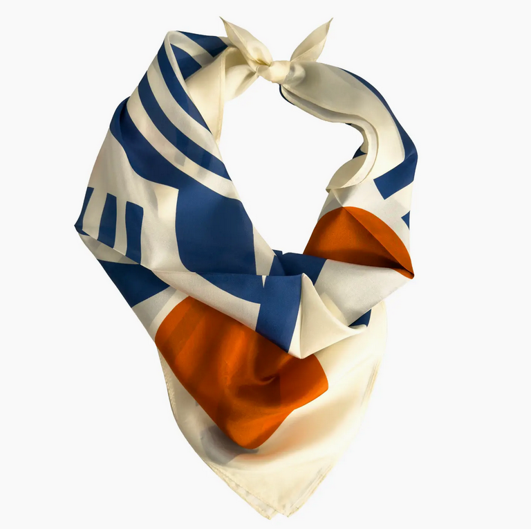 Workday Botanical Silk Scarf