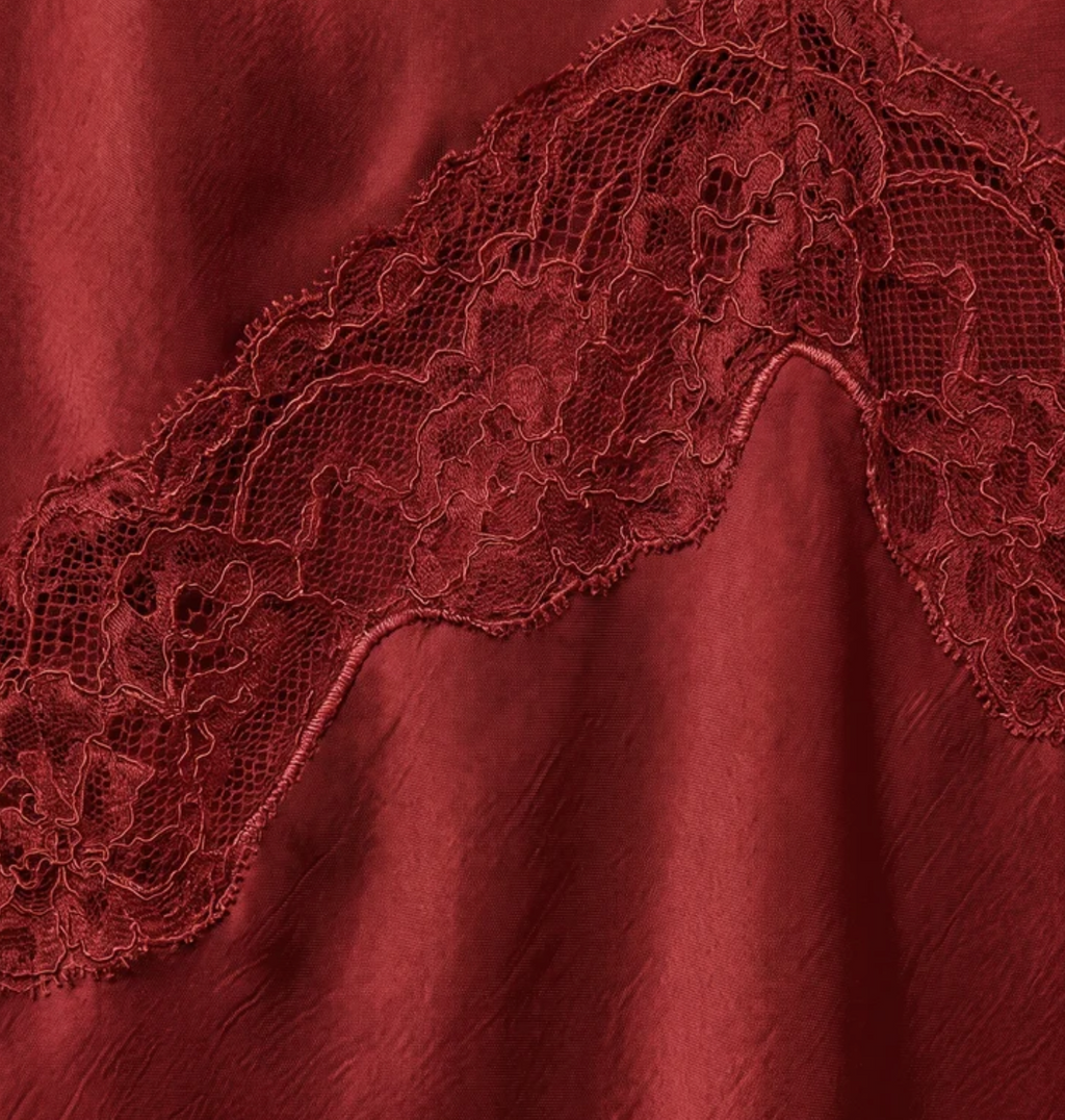 Bruna Lace Inset Midi Dress