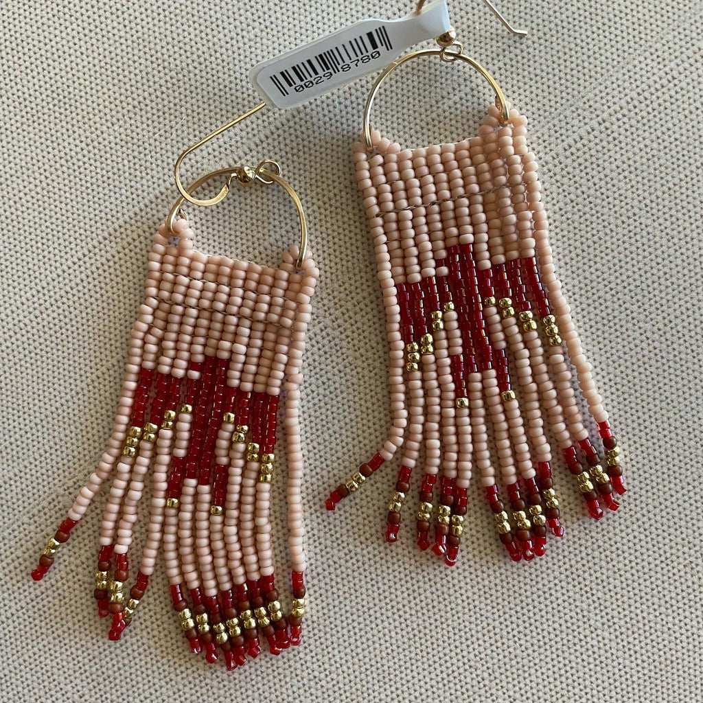 Thunderbird Beaded Earring
