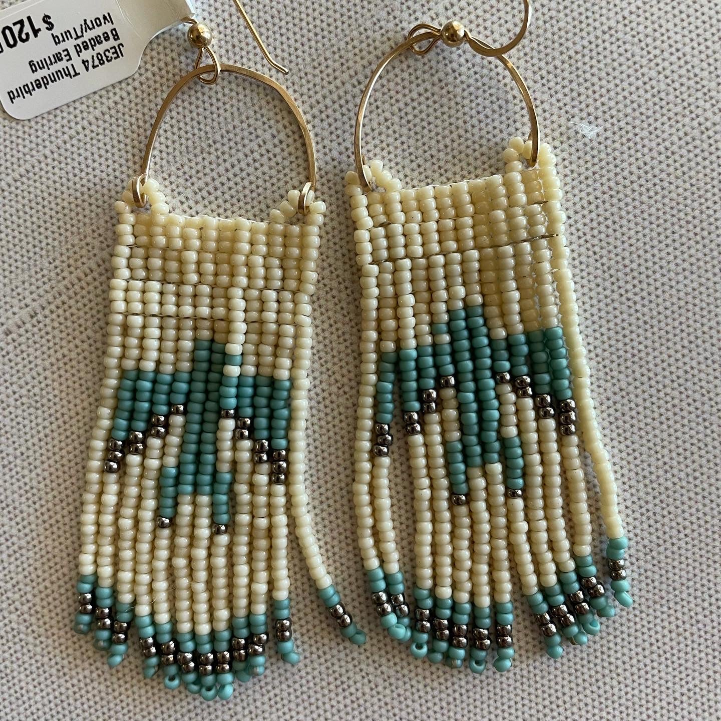 Thunderbird Beaded Earring