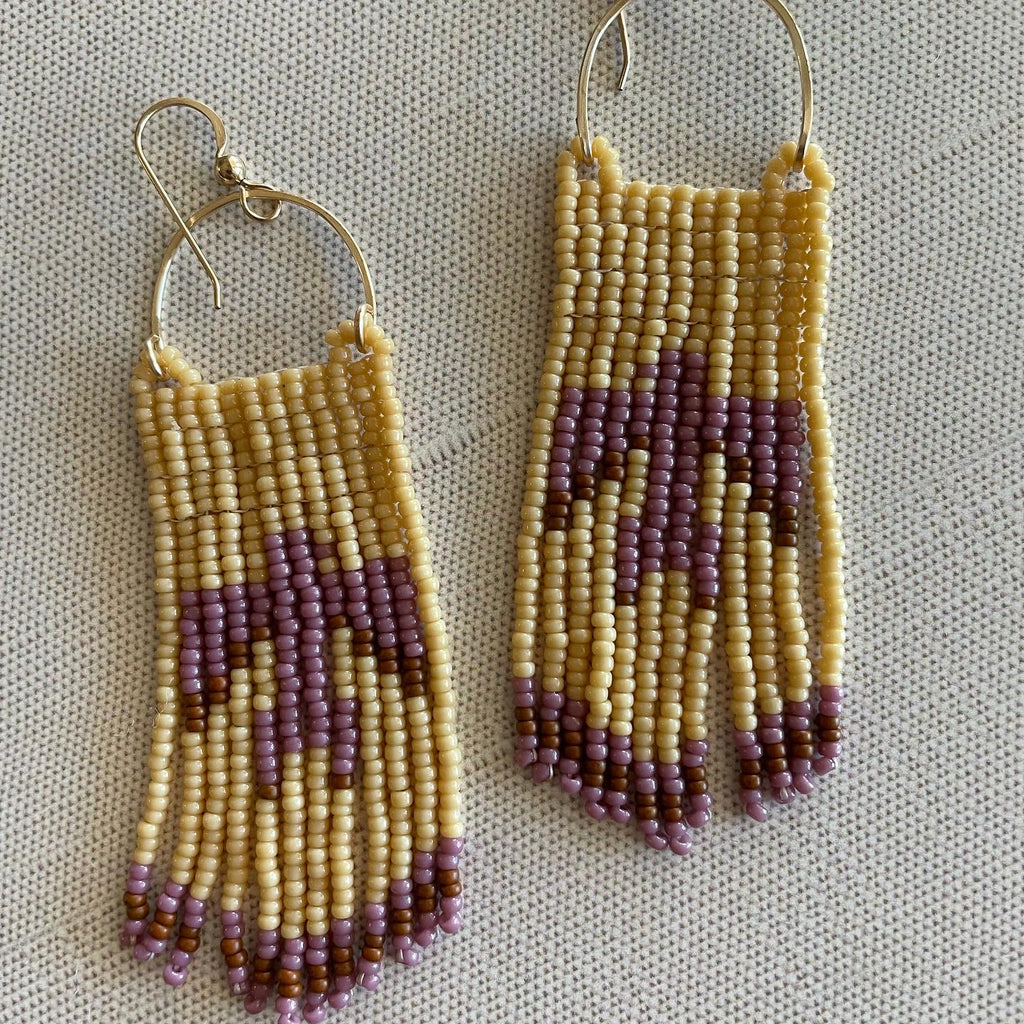 Thunderbird Beaded Earring