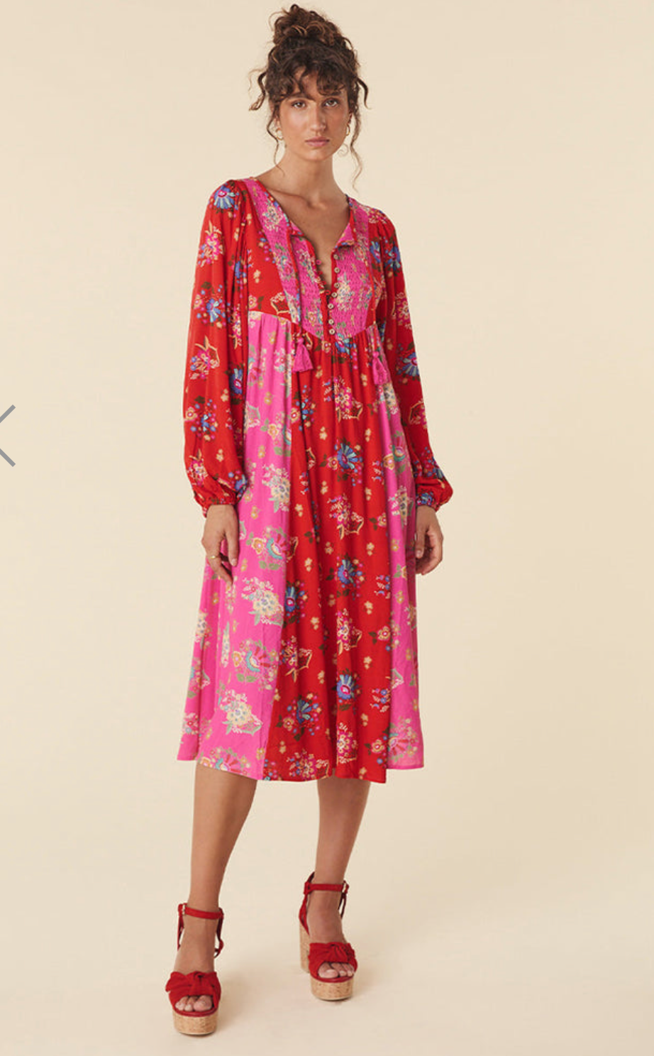 Solstice Boho Midi Dress