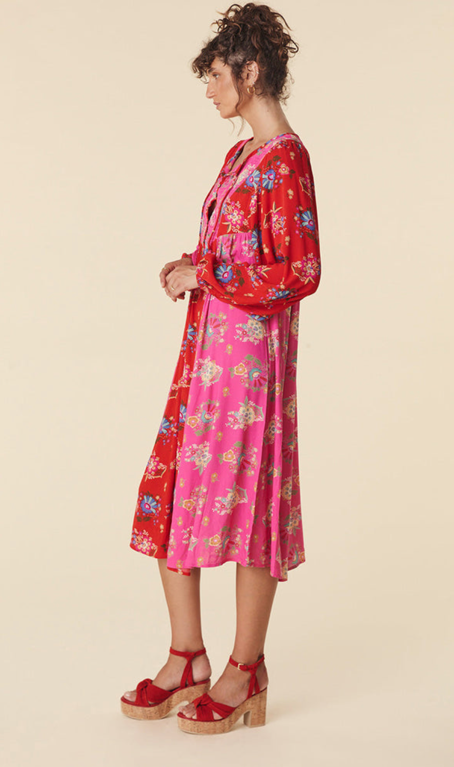 Solstice Boho Midi Dress