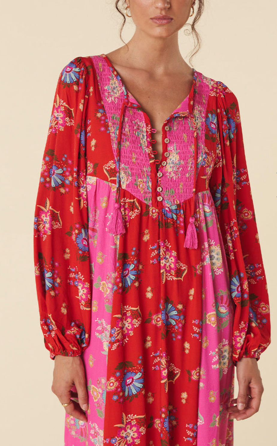 Solstice Boho Midi Dress